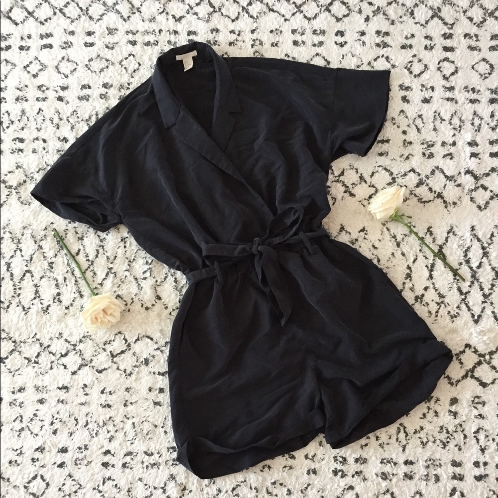 H&M Charcoal Romper
